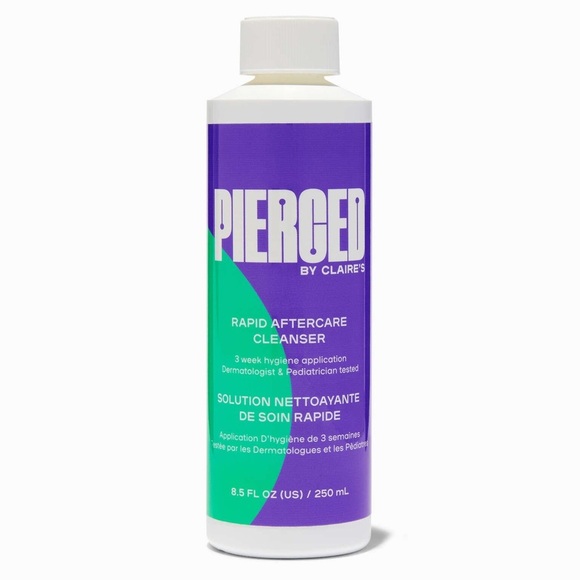 Claire's Pierced Rapid Aftercare Cleanser for Piercing Aftercare - 250 mL - Picture 1 of 6